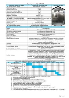 Коммерческое предложение лифт