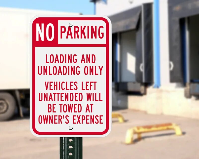 Дорожные знаки для грузовых автомобилей. Truck sign. Unloading Zone. Loader parking.