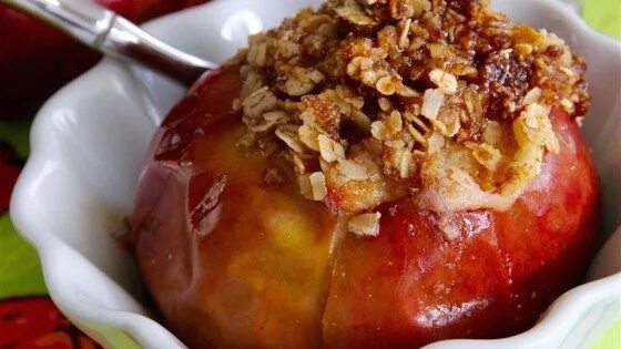 Запеченные яблоки с сахаром фото Запеченные яблоки в духовке с медом Ешь Деревенское Дзен