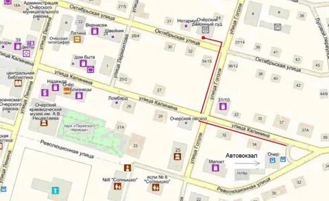 Карта октябрьский пермский