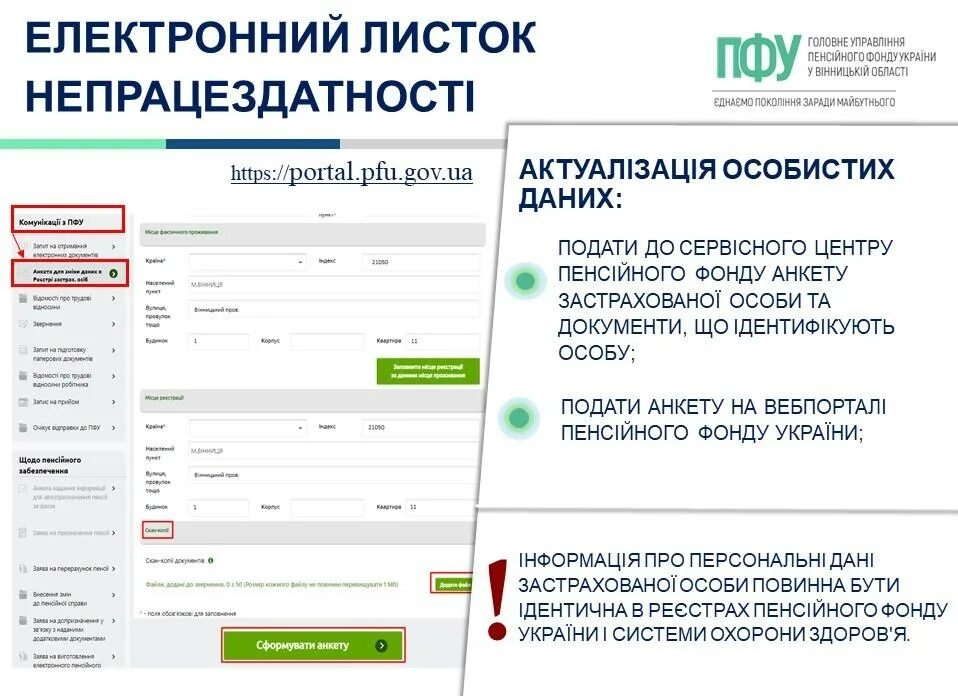 ПФУ. Портал ПФУ Украины. Портал пенсионного фонда Украины. Электронный портал пфу