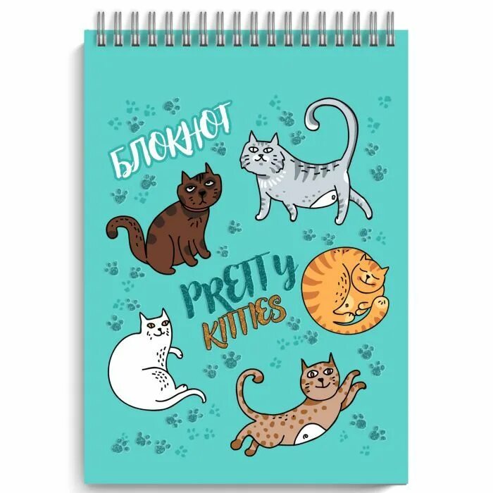 Блокнот с котом. Блокнот с кошечкой. Ежедневник кот
