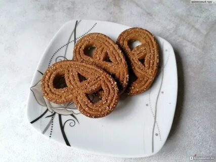 Печенье крендельки с сахаром