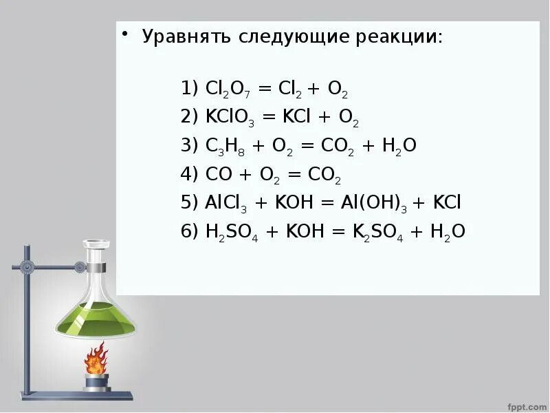 Cl o2 реакция