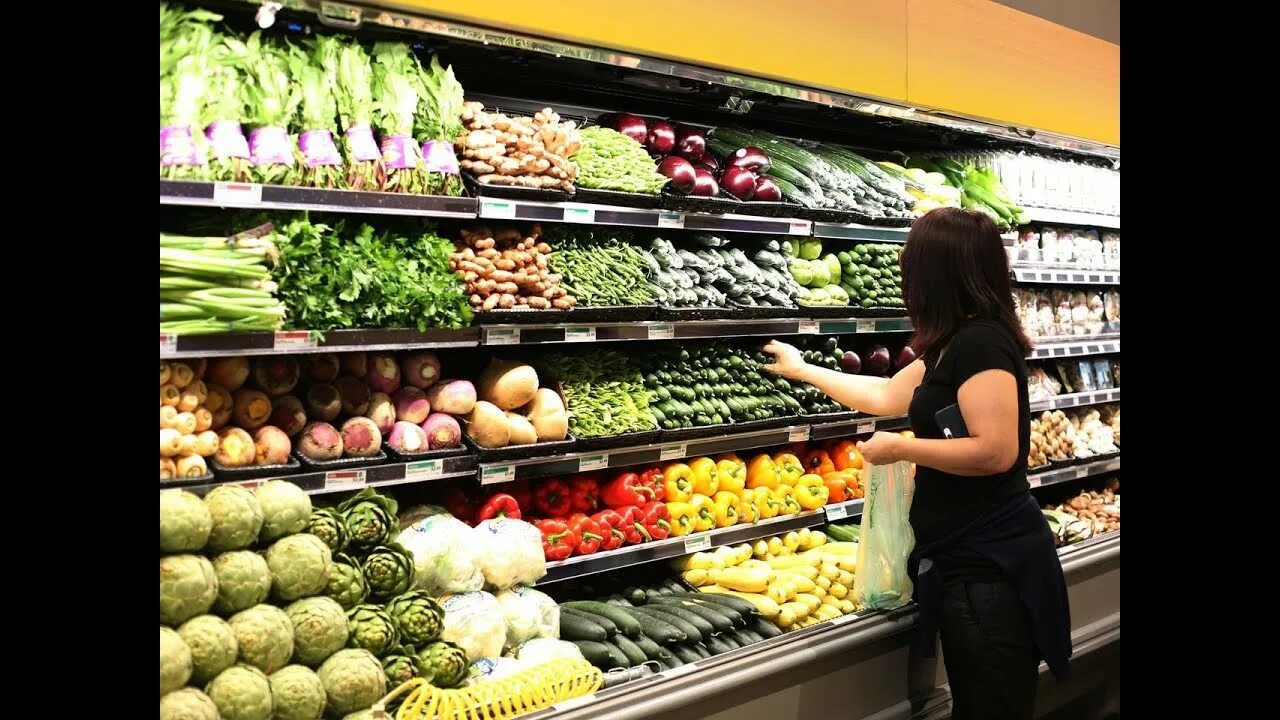 I go to the grocery store. I go to the grocery store