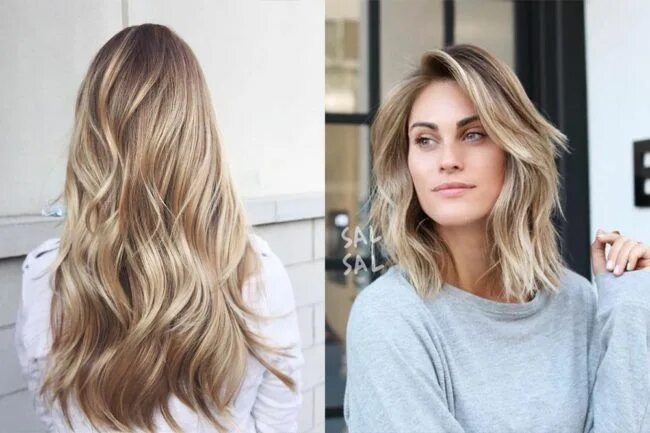 blonde-balayage-hair-colors Frisuren lange haare balayage, Frisuren, Balayage