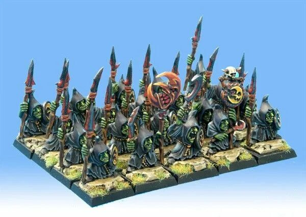 Ночь гоблинов 35. Гоблины из вархаммер 40000. Warhammer Fantasy Battles Goblins. Вархаммер ночные гоблины миниатюры. Ночной Гоблин вархаммер.