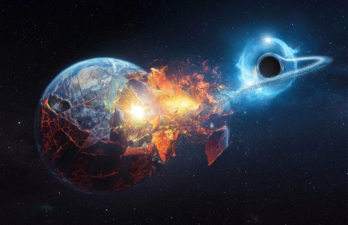 Планета земля катастрофа. Космос арт. Черная дыра. Взрыв планеты. Взрыв планеты земля.