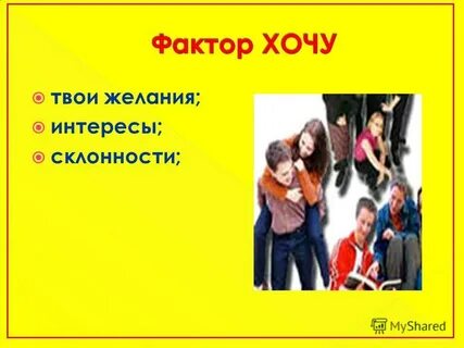 Интересы и желания человека