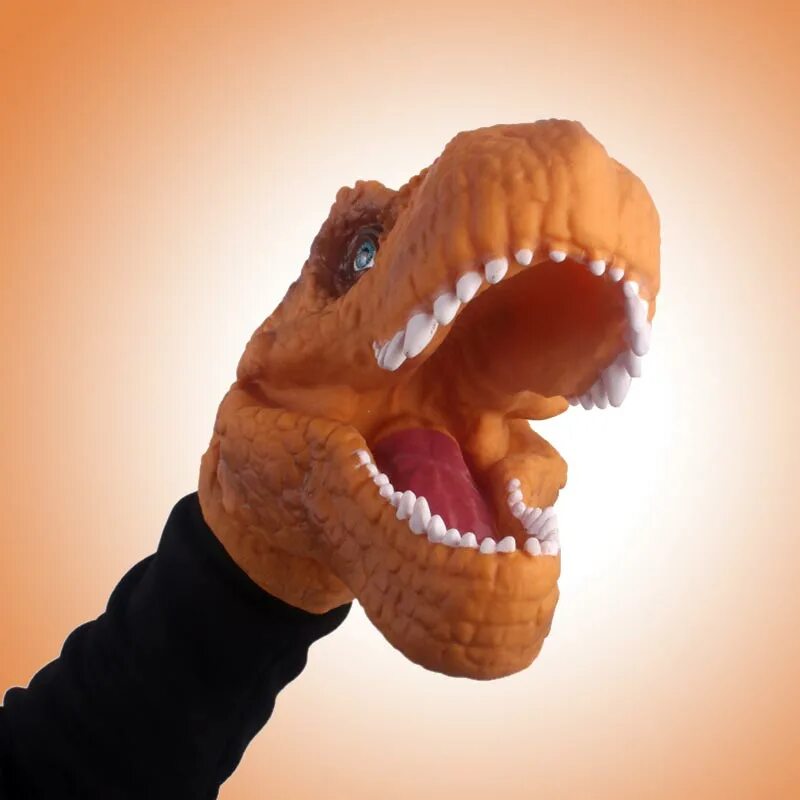 Динозавр на руку. Резиновая игрушка на руку динозавр. Зубастый динозавр. Руки динозавра. Зубастый динозавр игрушка.