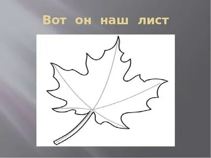 Рисуем кленовый лист поэтапно презентация 2 класс