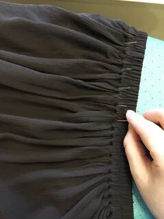 Как укоротить юбку