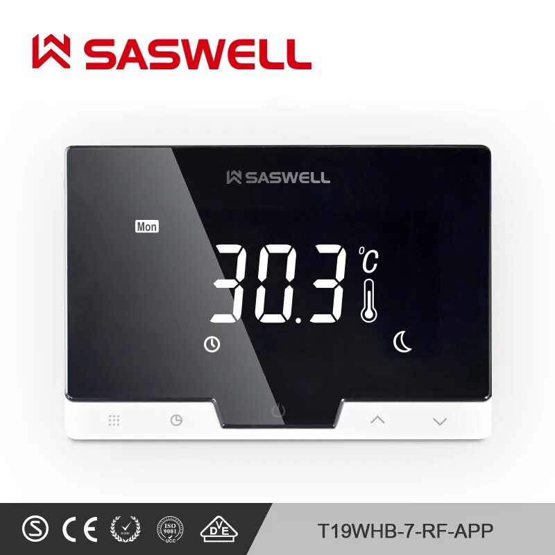 Термостат 19. Saswell термостат с ЖК экраном t-19. Saswell термостат с ЖК экраном t19whb-7-RF. Вещества терморегуляторы. Saswell sas919whb.