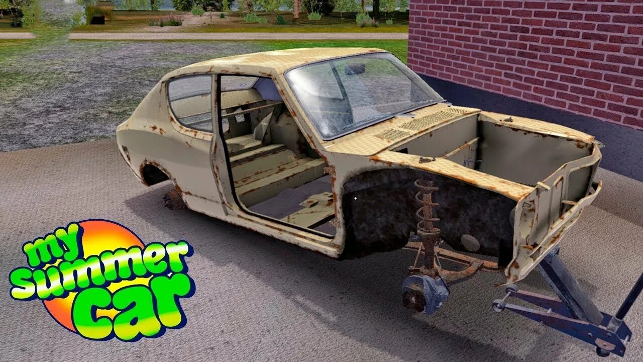 Подвеска май саммер кар. My Summer car подвеска. Задняя подвеска май саммер кар. Мотор в май саммер кар. Как собрать машину в a dusty trip