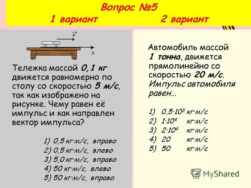 Тележка массой 0 1 кг