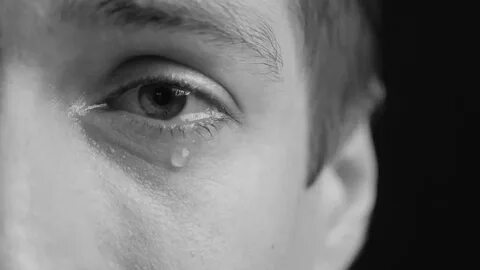 He had been crying
