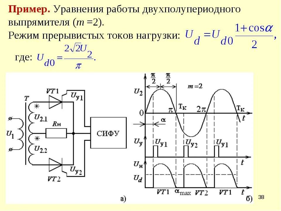 Диаграмма мостового выпрямителя. Однофазного двухполупериодного нулевого выпрямителя. управляемый выпрямитель напряжения схема. схема двухполупериодного управляемого выпрямителя. график напряжения двухполупериодного выпрямителя.