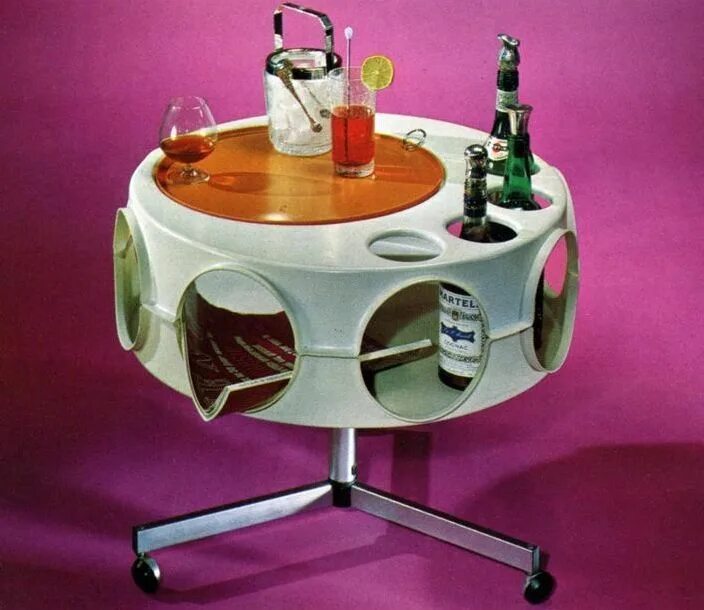 Age design. Мебель в стиле ретро футуризм. стиль space age мебель. space age стол. советская дизайнерская космическая мебель.