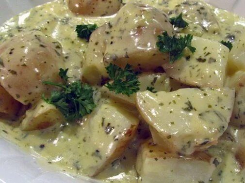 Картофель, запеченный в духовке под соусом - пошаговый рецепт с фото на Повар.ру