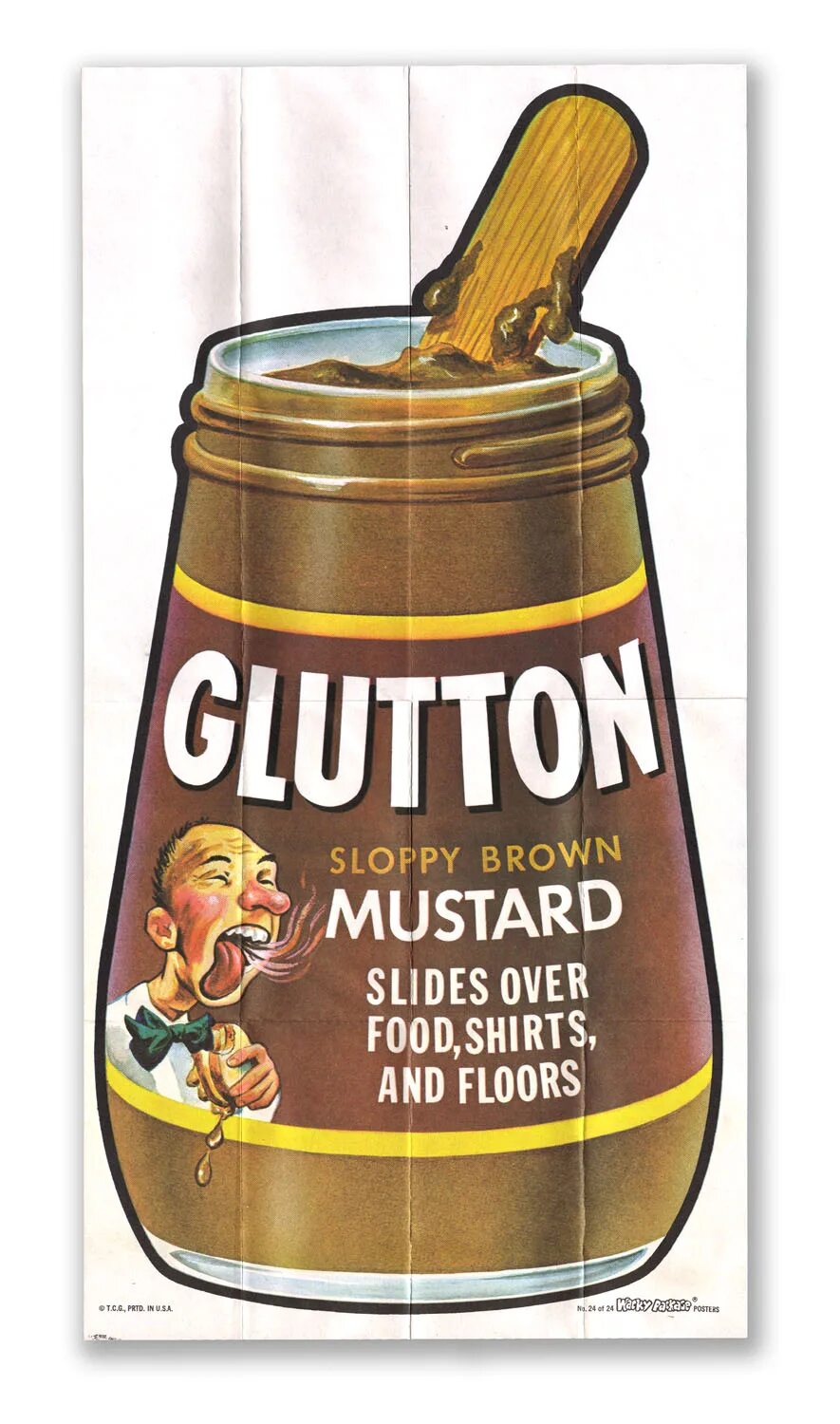 Glutton. A glutton humor.