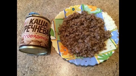Гречка с консервами