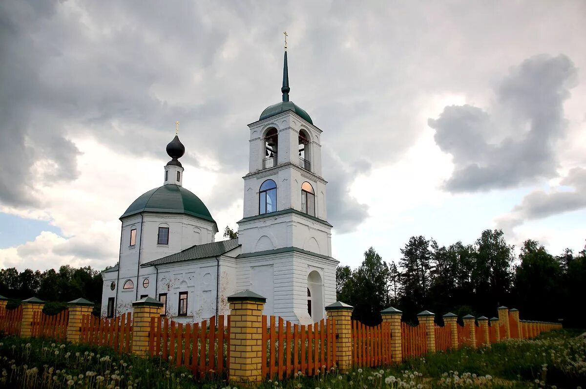 Владимирская область поселки. Храм Великово Ковровский район. Село новое Владимирская область Ковровский район.