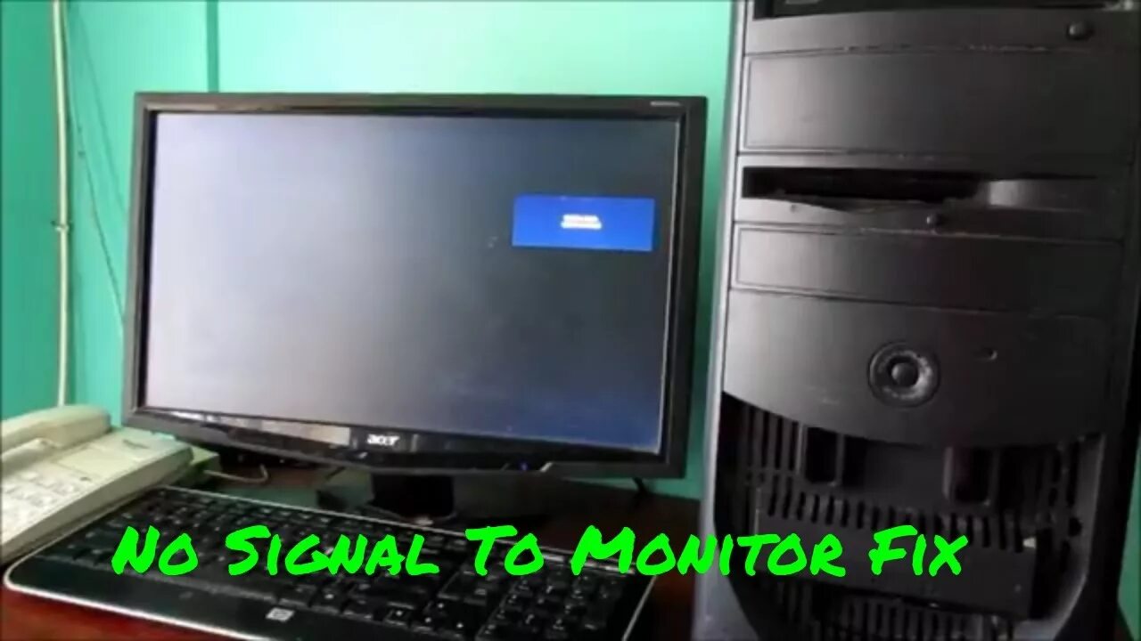 Монитор Acer no Signal. Acer PC no Signal. Нет сигнала на мониторе. Acer no Signal Computer p205h.