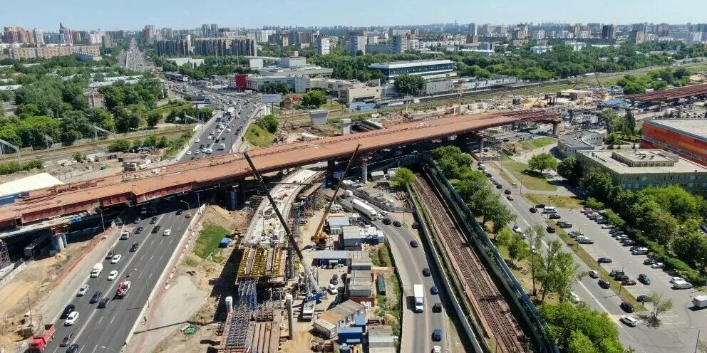 Транспортная юго. Юго Восточная хорда Волгоградский проспект. Развязка Волгоградский проспект Текстильщики. Съезд с ЮВХ на Волгоградский проспект. Скоростной диаметр Москва Волгоградский проспект.