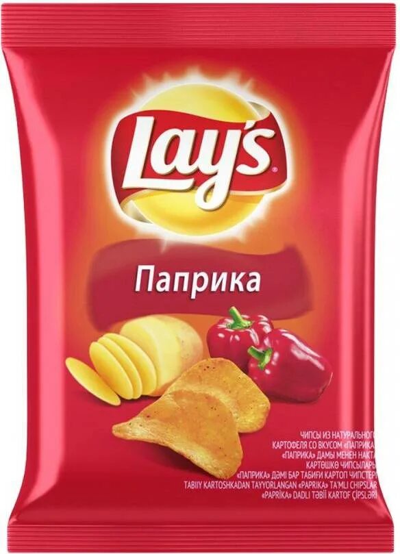 Вкусы рифленых чипсов