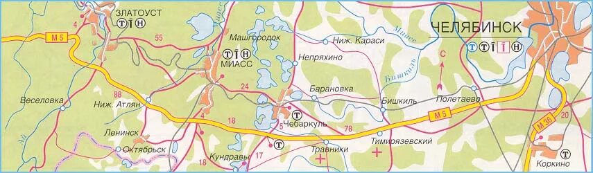 М5 куда. Трасса м5 Уфа Челябинск карта. Карта трассы м5 Челябинск Уфа. Трасса м5 Уфа на карте. Трасса Москва Челябинск карта м5.