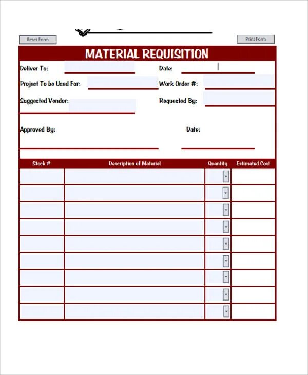 Sample materials