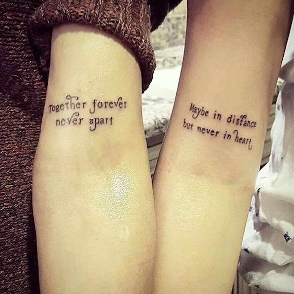 Never i never forever. Татуировка together Forever. Together Forever never Apart тату. Парные тату together Forever. Фразы для тату Forever.