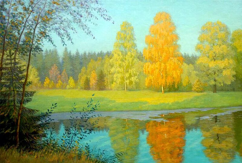 Нет солнца но светлы пруды