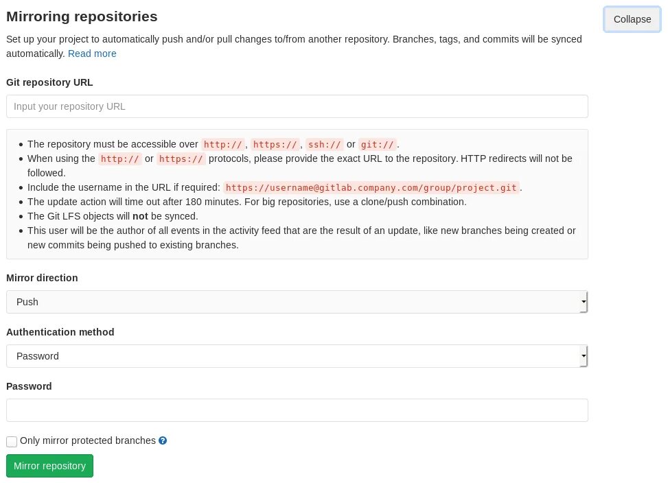 Project repository