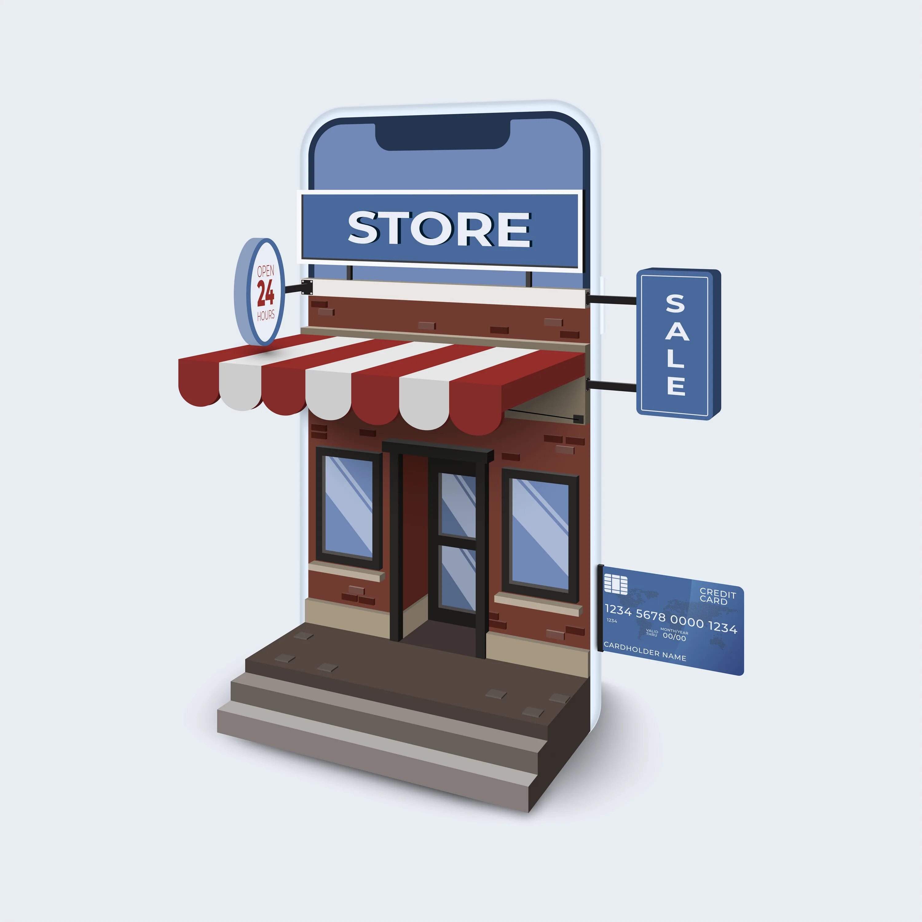 Store mobile PNG.