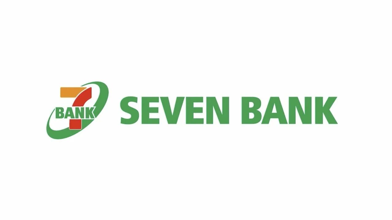 Севен ли. Seven Bank. Сэвэн. Seven Bank logo.