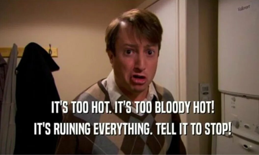 Как переводится everything. It&#039;s too hot. i ruined everything.... it&#039;s too cold too hot. teeth are too hot and too acidic.
