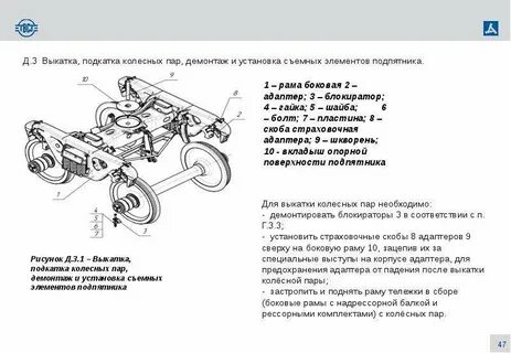 При какой неисправности тележек модели 18 9810