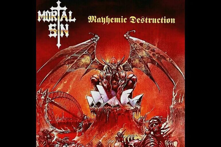 Mortal sin. Mortal sin Band. Destruction 1987 Band. Mortal sin - Australian Metal Bands.