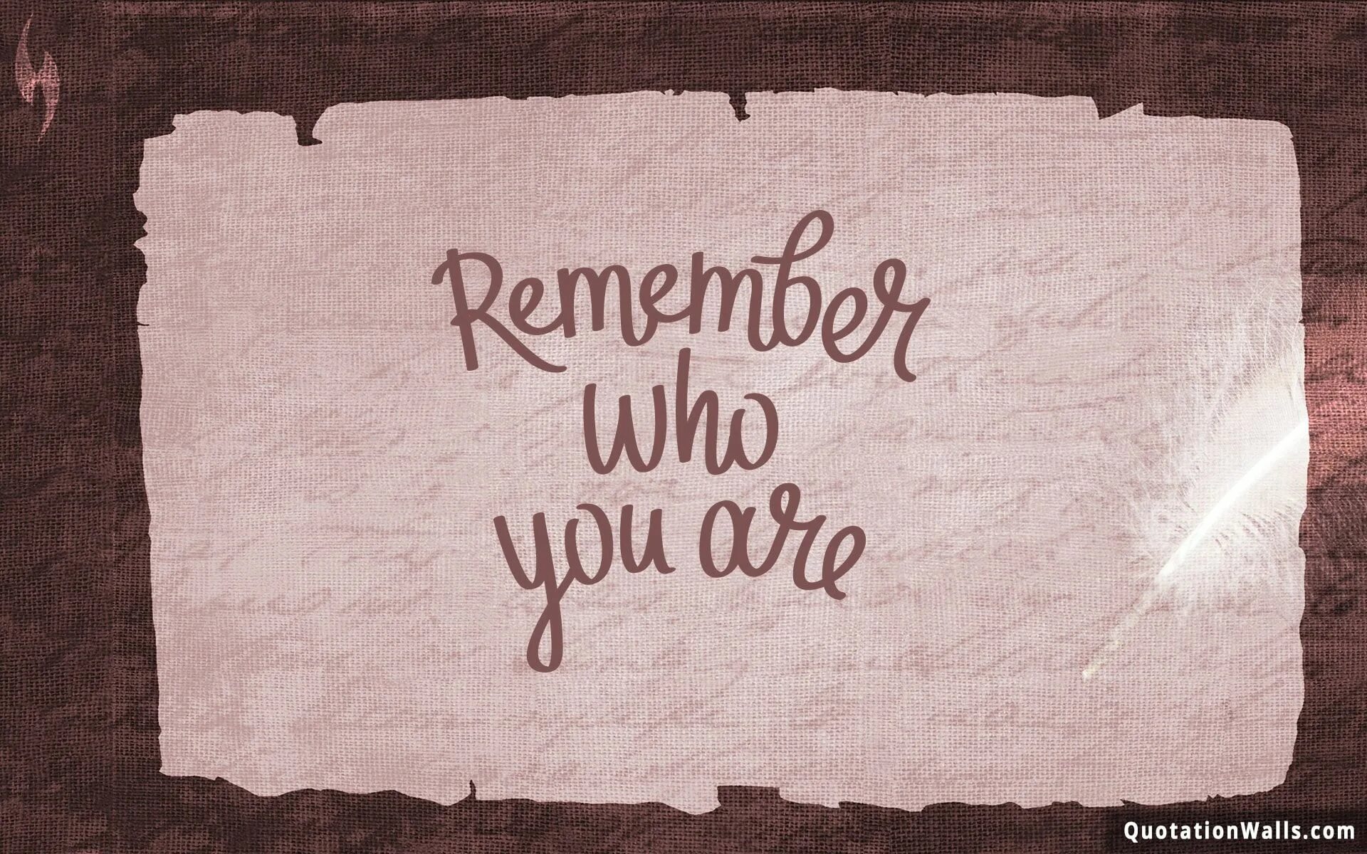 Are you remembering