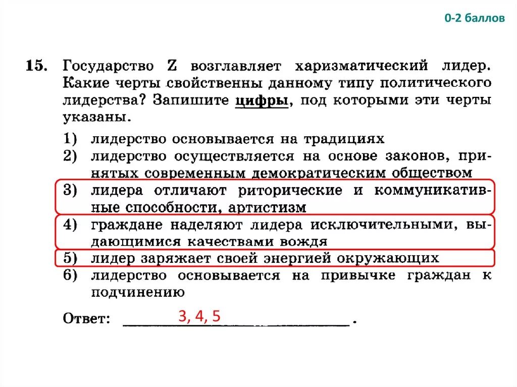 Доклад входное тестирование. Пример харизматического типа политического лидерства ЕГЭ. Возглавляет государство.