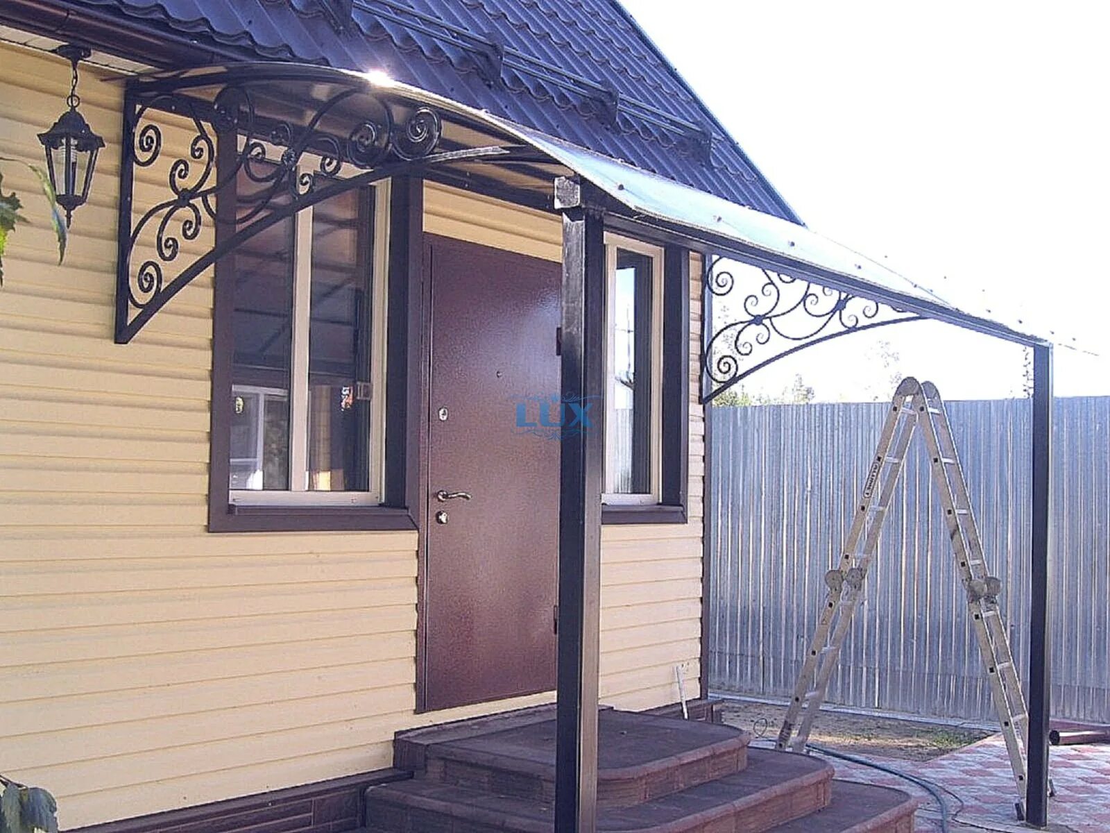 Навесы перед входом в частный дом фото Dvorik kuznetsa, wrought iron, Oryol, Razdolnaya ulitsa, 103А Yandex Maps