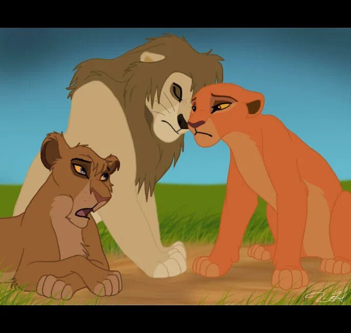 4 льва. король лев 4 прайд кову и киары. витани и дотти. львиная гвардия витани. киара король лев.