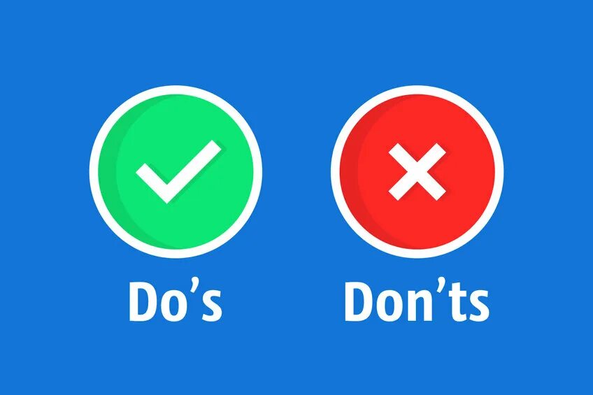 Cancel check. Dos and don&#039;ts usb. mobile phone dos and don&#039;ts. dont check.