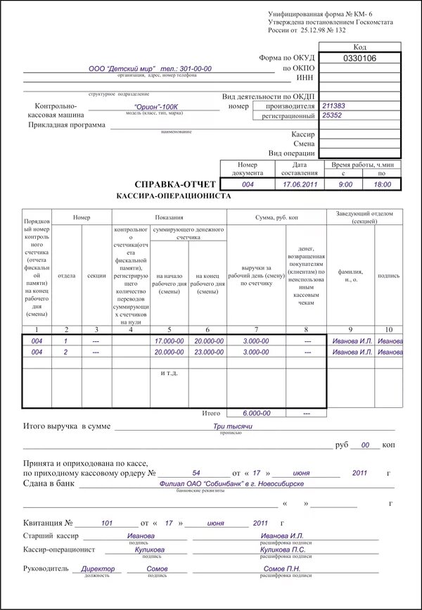 Км 6 этап. Км-6 справка-отчет кассира-операциониста. Справка-отчет кассира-операциониста образец. Справка отчет кассира операциониста пример. Справка отчет кассира операциониста образец заполнения.