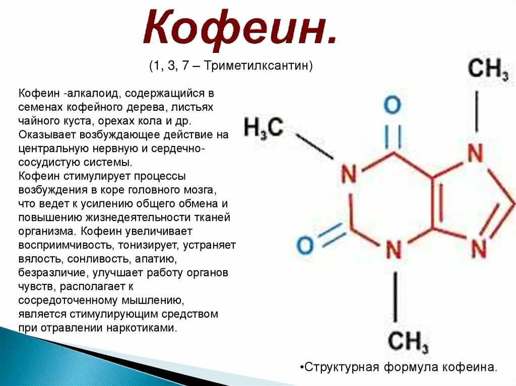 Никотин обмен веществ. Химическое строение кофеина. Химическая формула кофеина. Кофеин химическая структура. Хим структура кофеина.