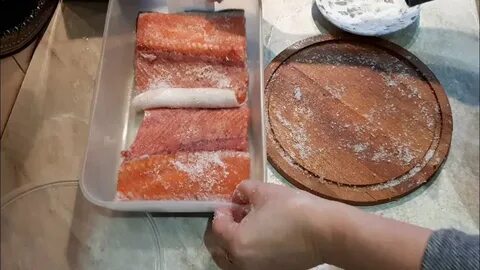 Засолка рыбы кижуч