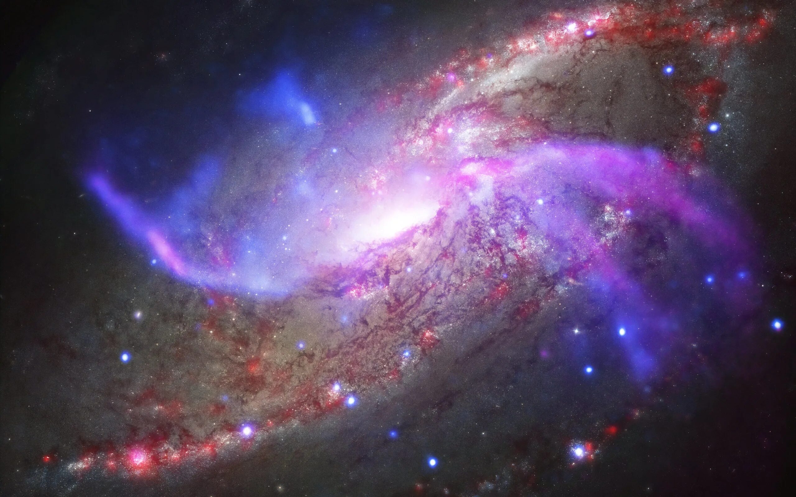 Спиральная Галактика m106. M 106 (Галактика). Галактика NGC 4258. Фотографии космоса.