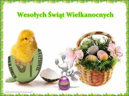 Открытки с пасхой на польском языке
