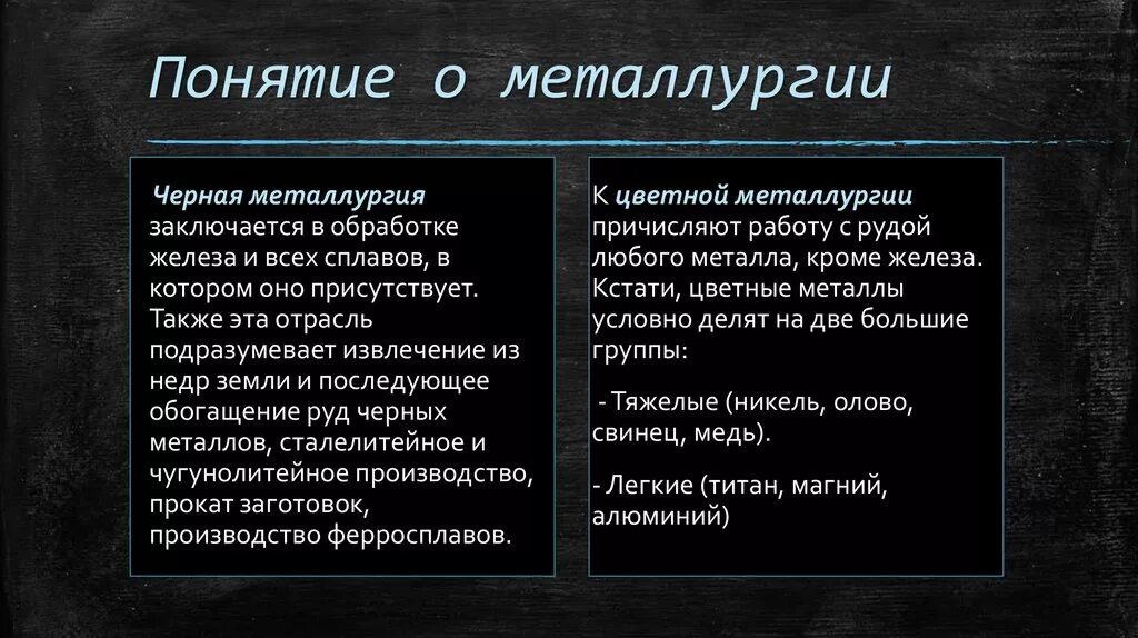 Условия развития черной металлургии. Различия цветной и чёрной металургии. Различия цветной и черной металлургии. Развитие черной металлургии. Конспект по чёрной металлургии.